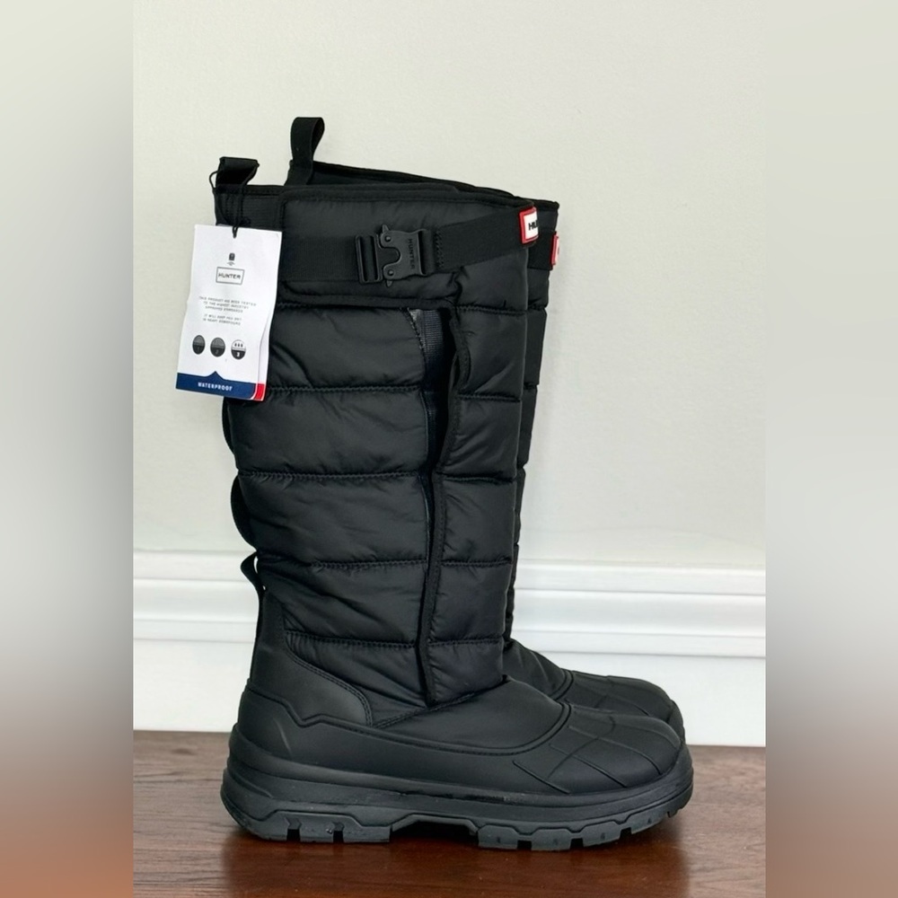 NEW Hunter Intrepid Tall Buckle Boots, 8US/39EU